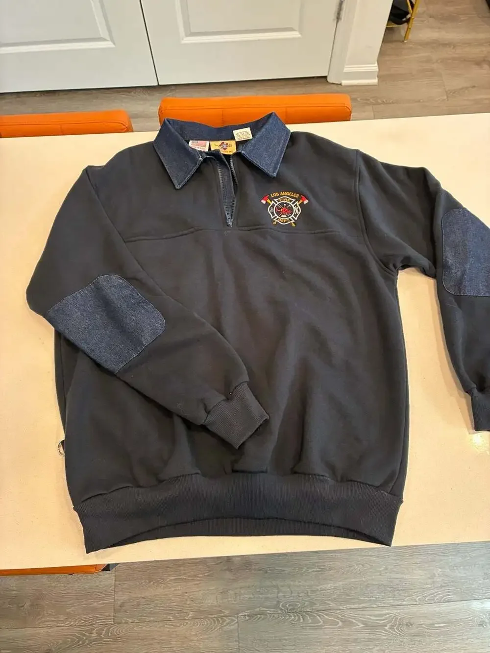 R Heroes Inc. Los Angeles Fire Dept Sweatshirt Size L